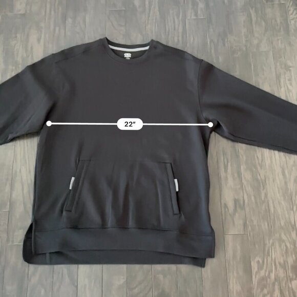 Black Athletic Works Large Double Knit Sweatshirt *NWT* - Picture 12 of 14